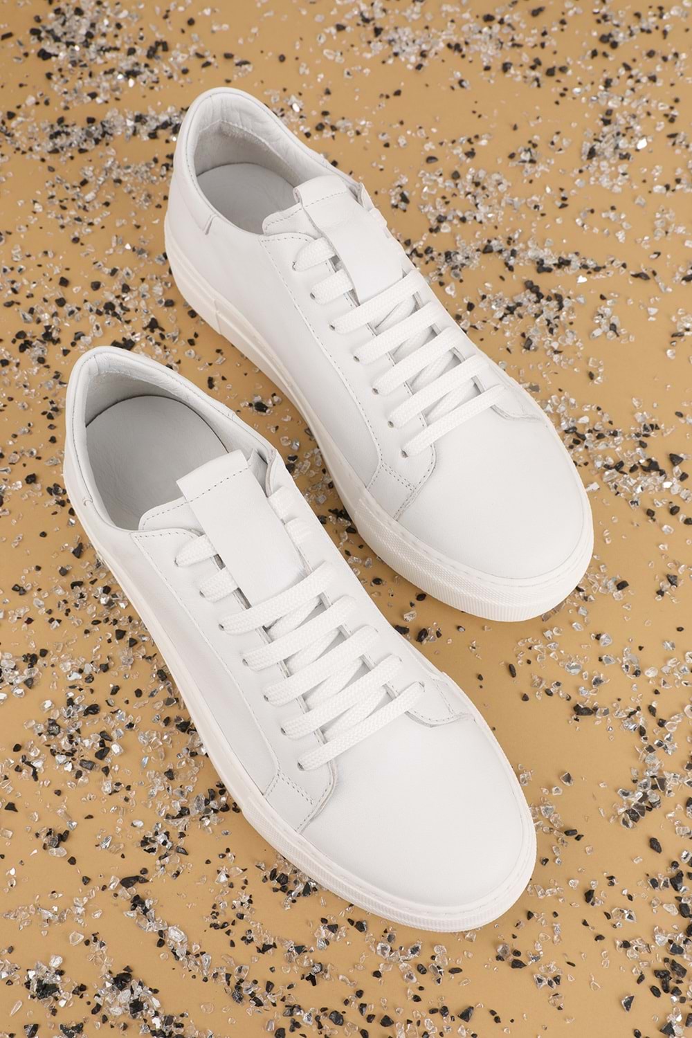 Gondol Hakiki Deri Anatomik Taban Spor Ayakkabı als.352 - Beyaz - 35