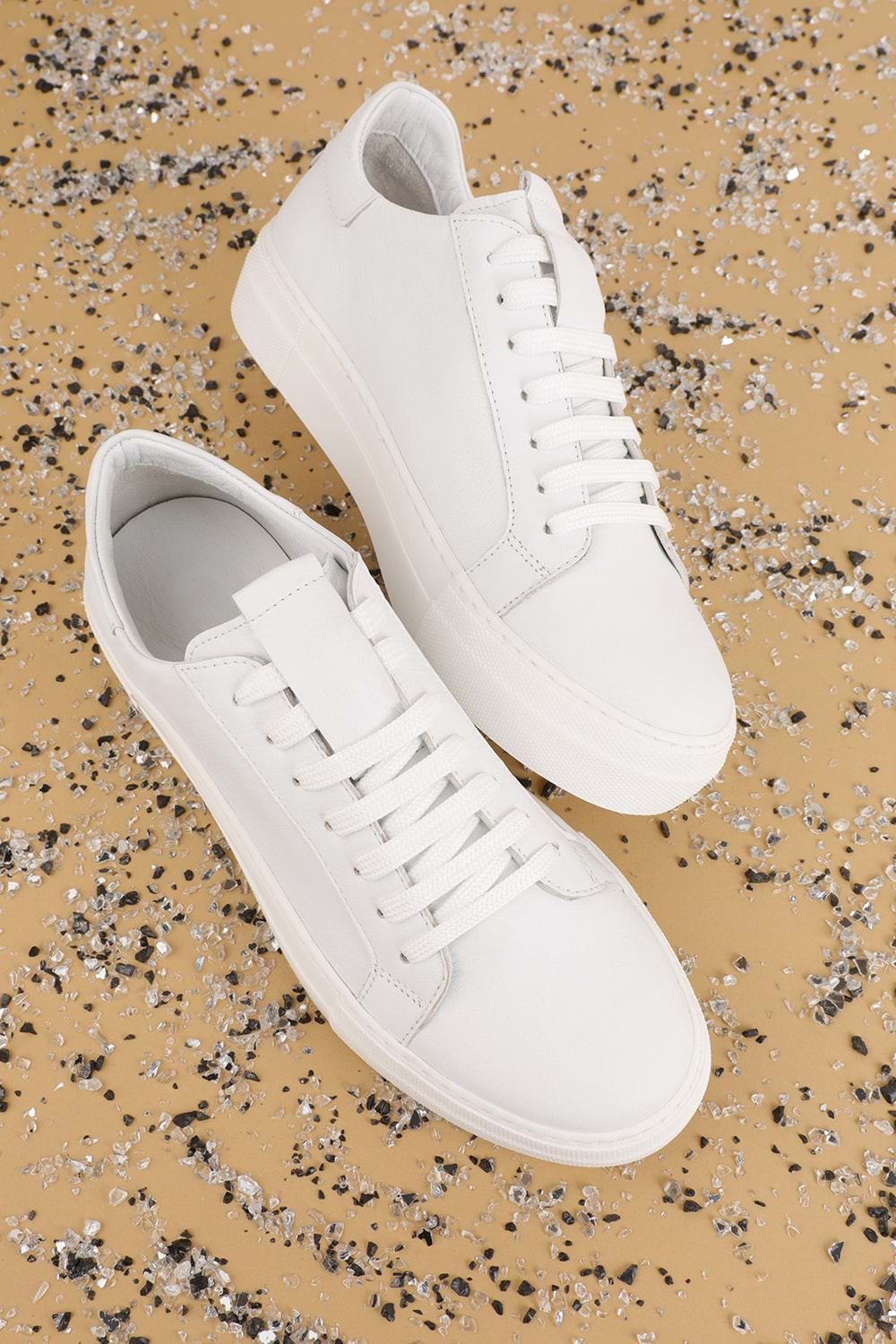 Gondol Hakiki Deri Anatomik Taban Spor Ayakkabı als.352 - Beyaz - 35