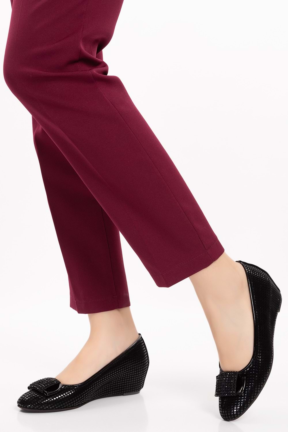 Gondol Ev Ayakkabısı Siyah Yılan 35 dmr.153