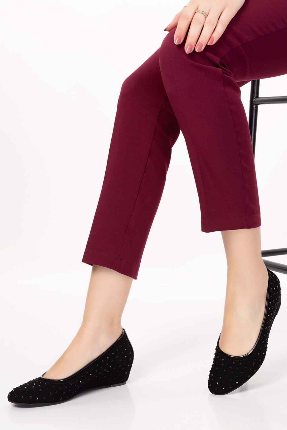 Gondol Ev Ayakkabısı Siyah Nubuk 41 dmr.155