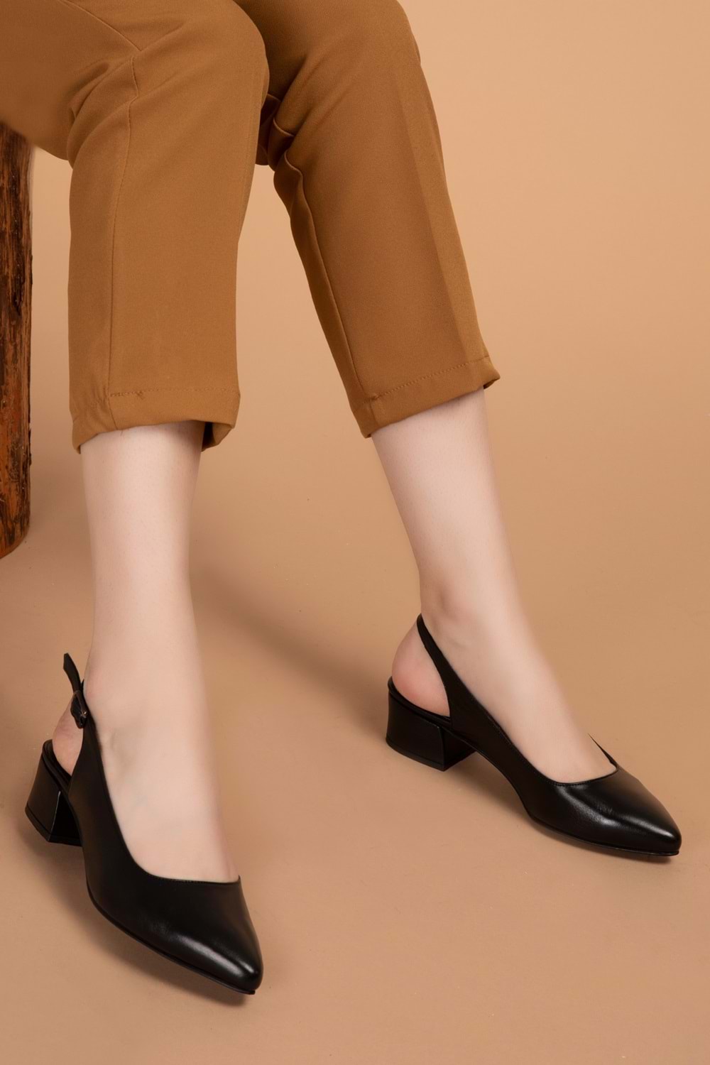 Gondol Kadın Hakiki Deri Topuklu Ayakkabı şhn.789 - Gondol - şhn.789 - Siyah - 36