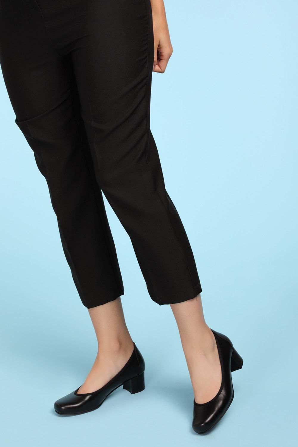 Gondol Kadın Hakiki Deri Rahat Günlük Topuklu Ayakkabı şhn.280 - Siyah - 41