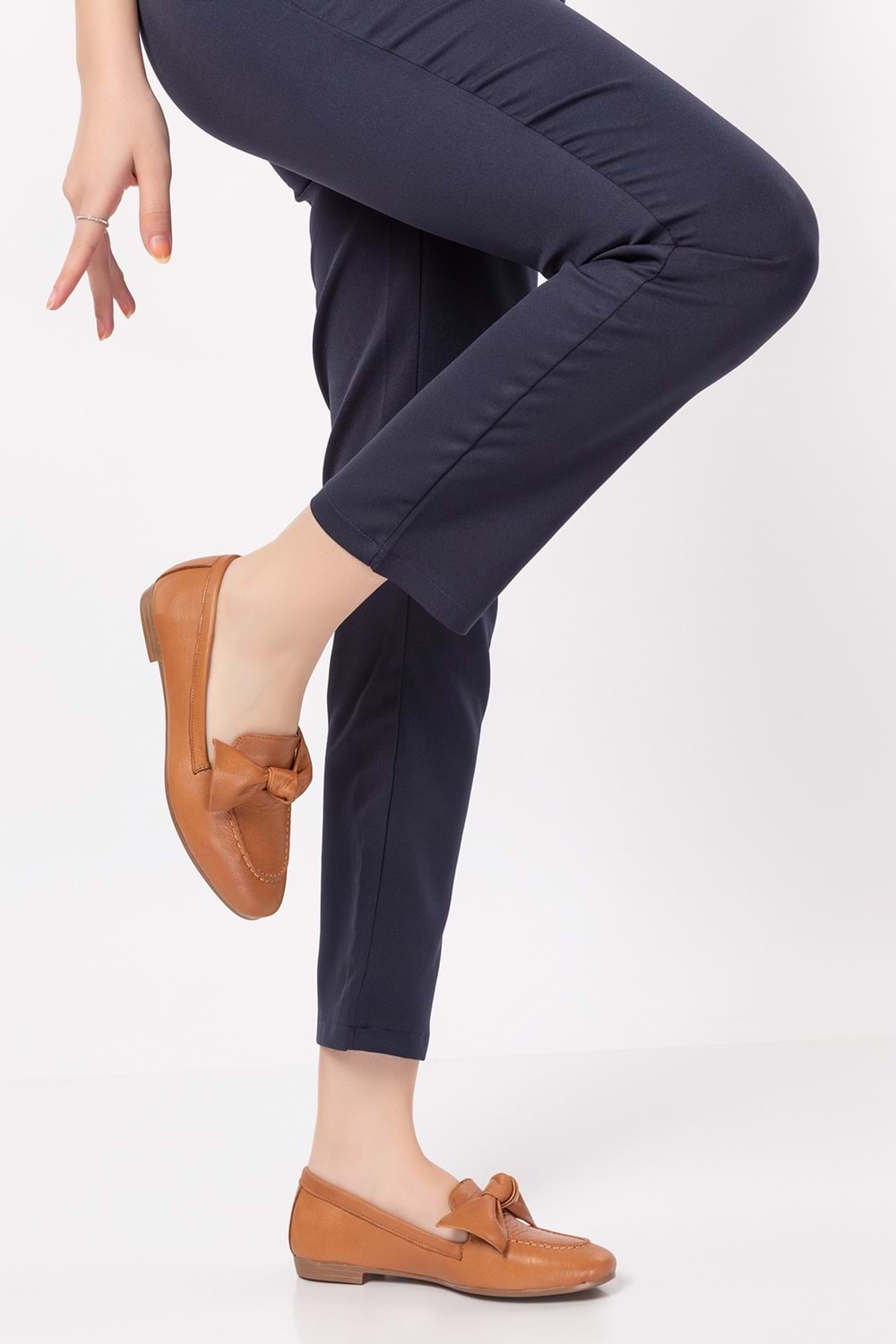 Gondol Hakiki Deri Loafer Ayakkabı esl.108 - Taba - 37