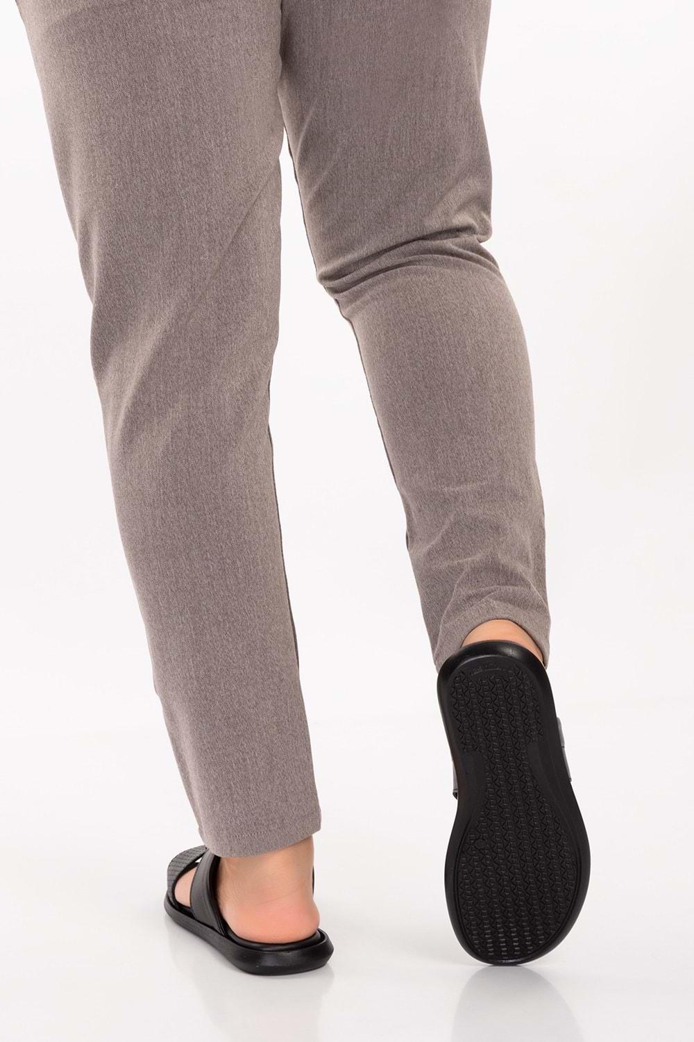 Gondol Erkek Hakiki Deri Günlük Klasik Terlik esm.017 - Siyah - 41