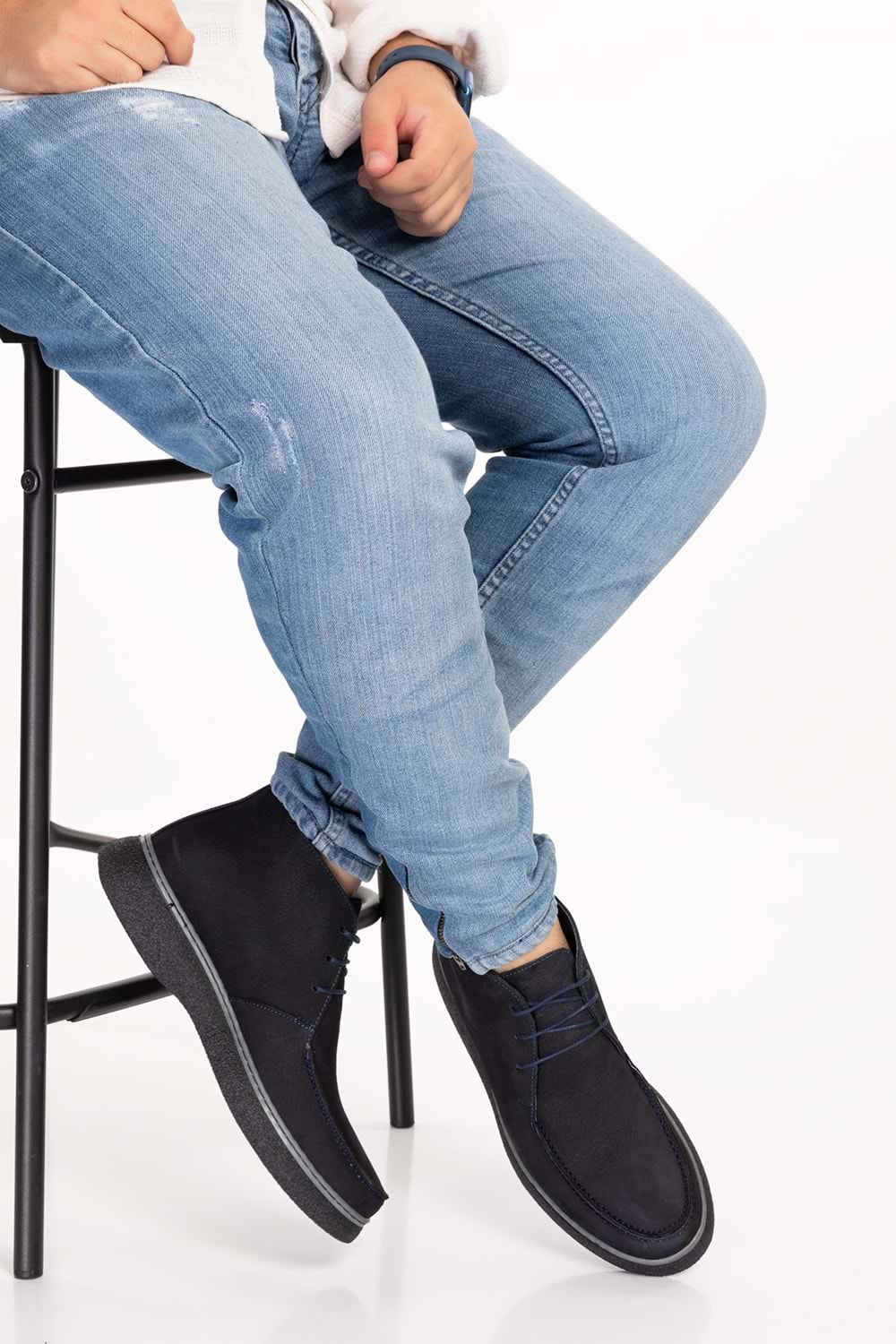 Gondol Erkek Hakiki Deri Günlük Bot src.504 - Laci Nubuk - 43