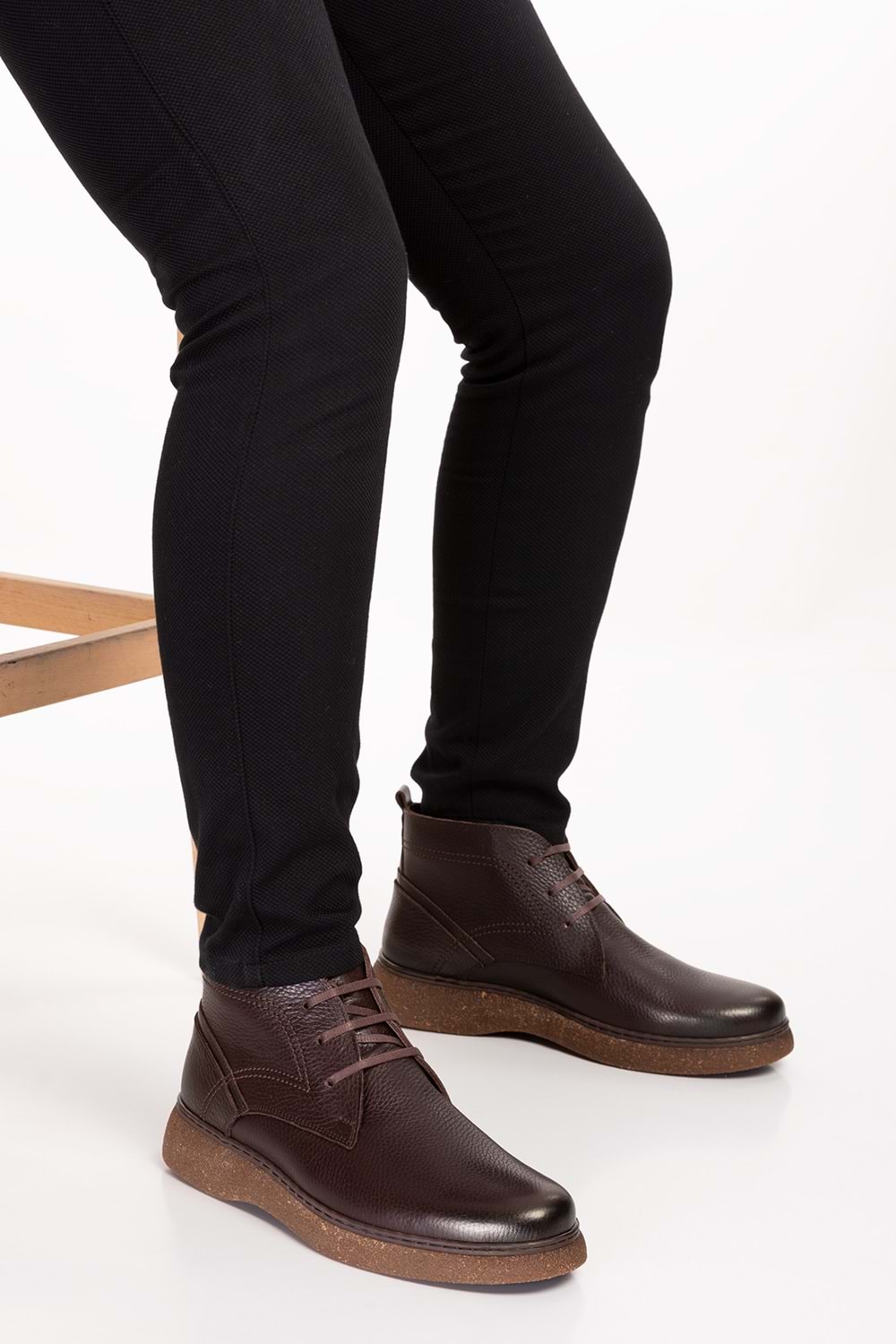 Gondol Erkek Hakiki Deri Günlük Bot src.706 - Kahverengi - 40