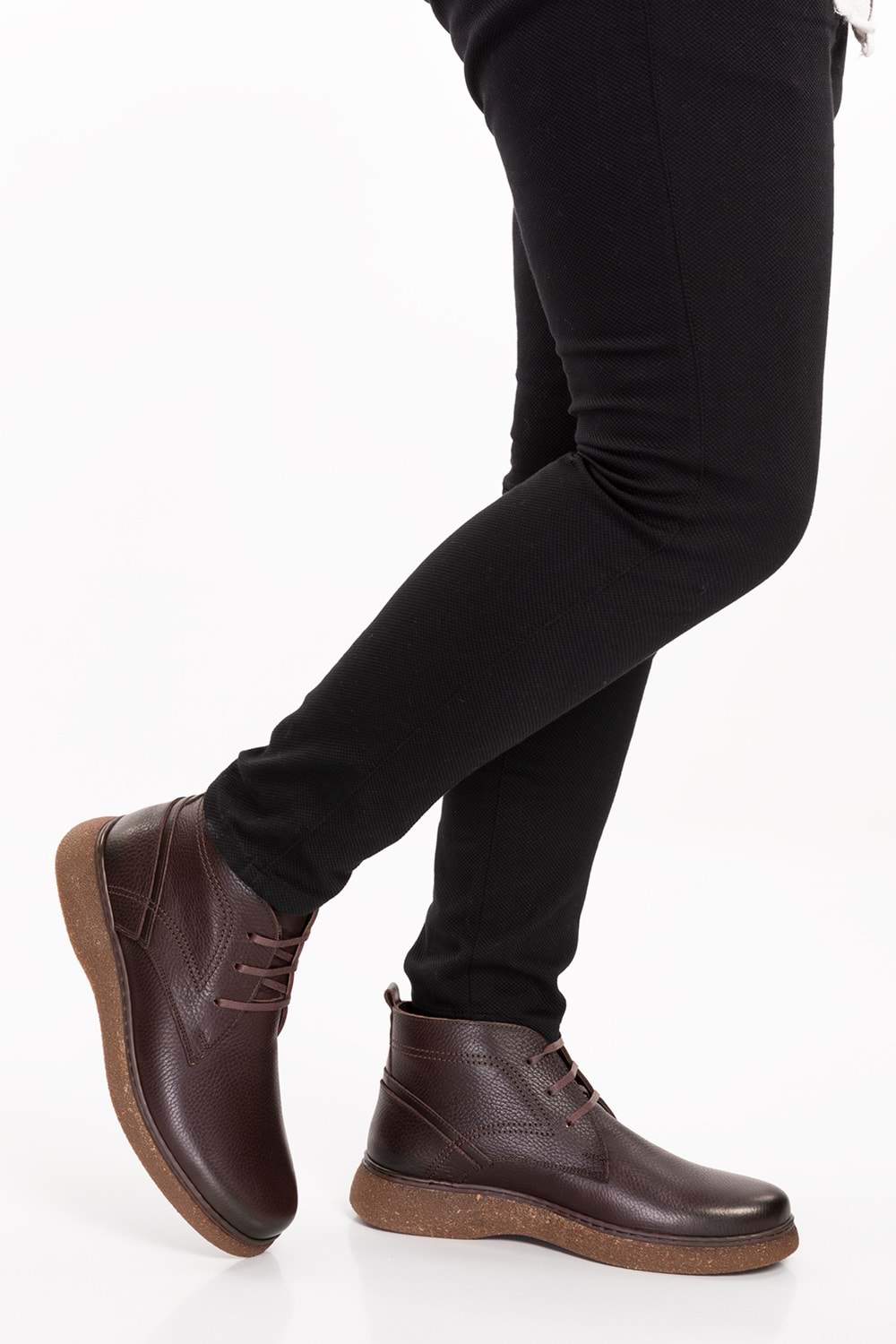 Gondol Erkek Hakiki Deri Günlük Bot src.706 - Kahverengi - 40