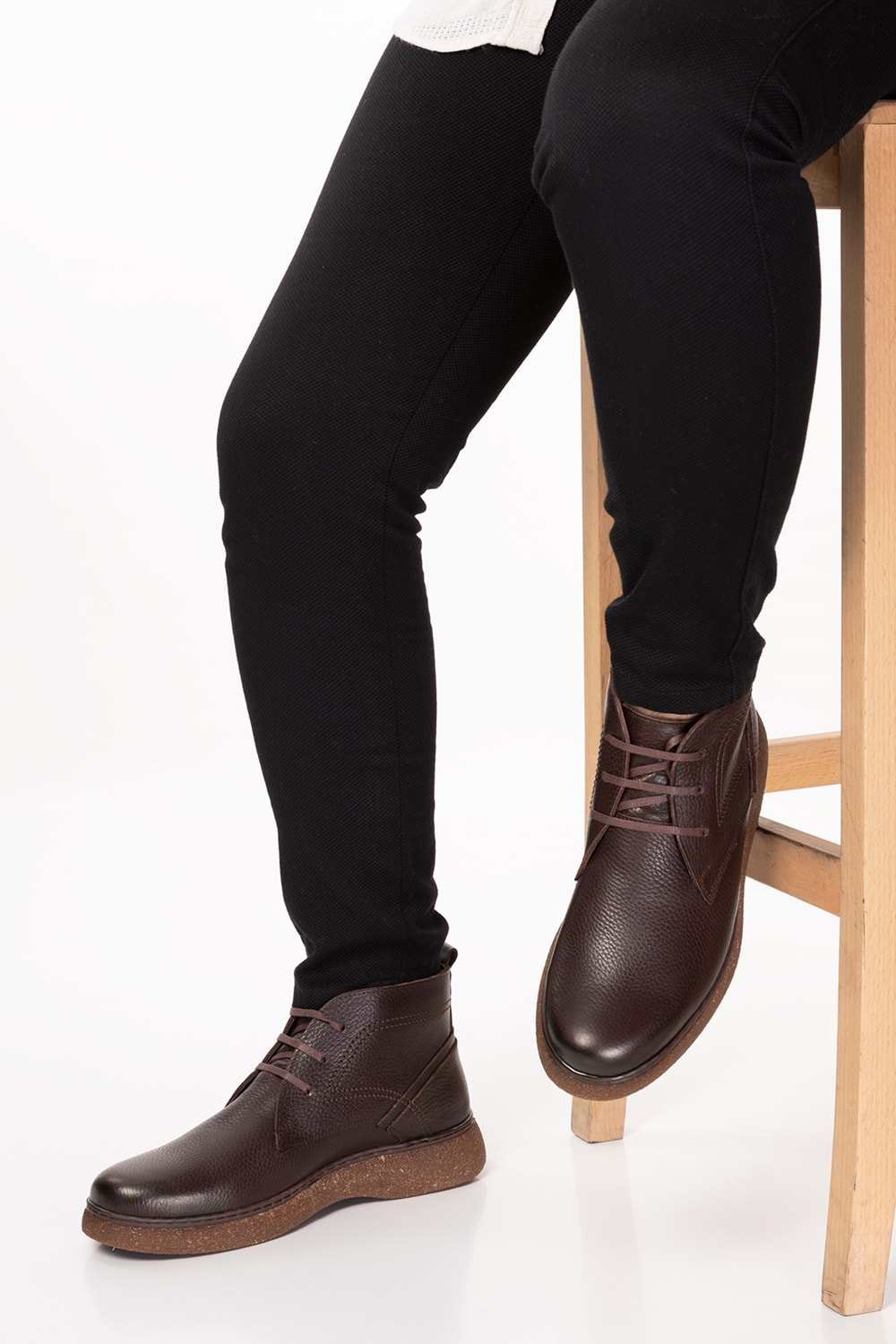 Gondol Erkek Hakiki Deri Günlük Bot src.706 - Kahverengi - 40