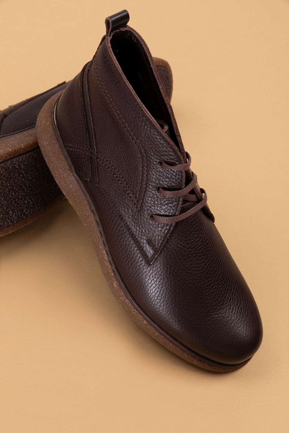 Gondol Erkek Hakiki Deri Günlük Bot src.706 - Kahverengi - 40