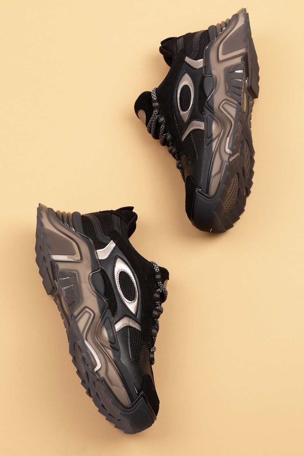 Gondol Sneakers Renkli Günlük Spor Ayakkabı mrs.60115 - Siyah - 39