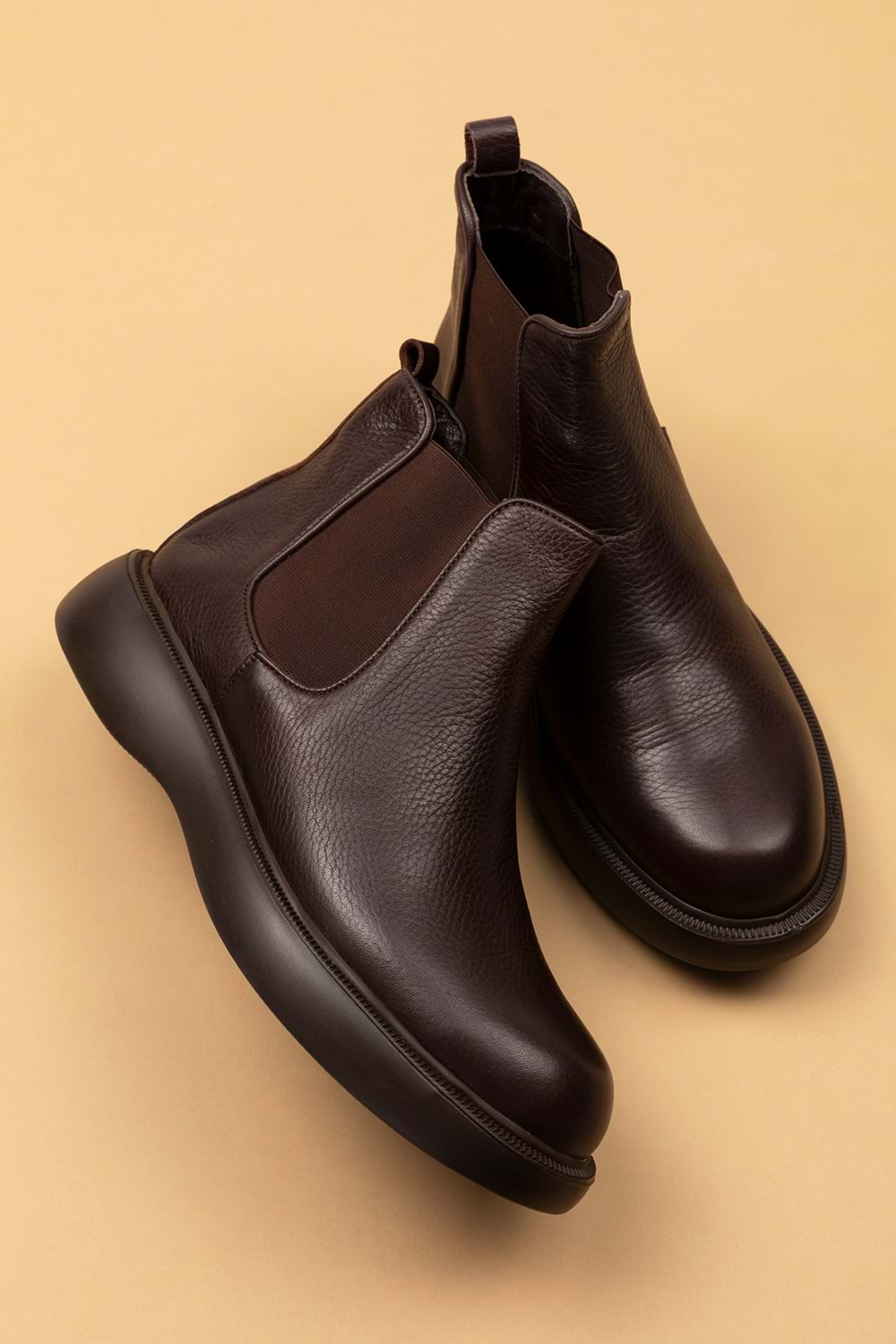 Gondol Erkek Hakiki Deri Günlük Bot src.704 - Kahverengi - 45