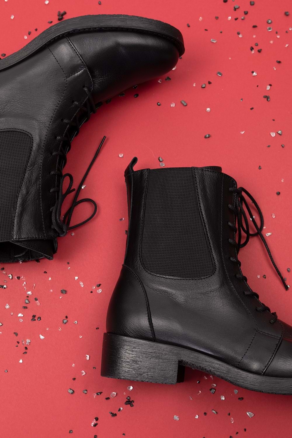 Gondol Hakiki Deri Günlük Hafif Taban Bot ell.7024 - Siyah - 40