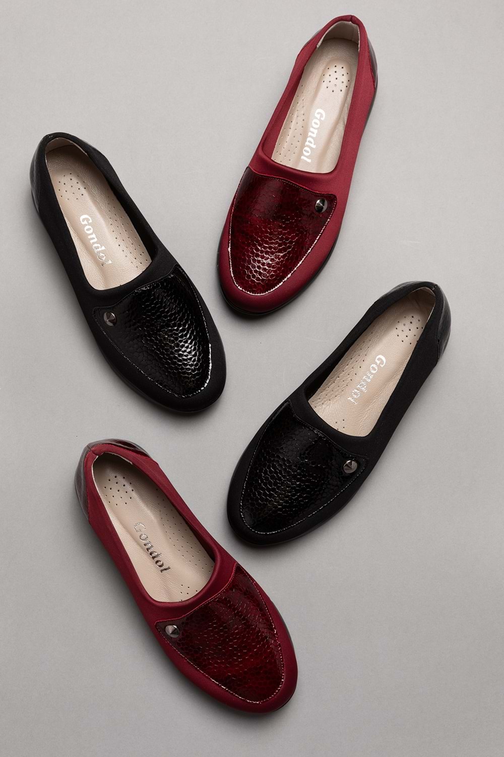 Gondol Hakiki Deri Yanları Strecli Günlük Ayakkabı vdt.195 - Siyah - 36