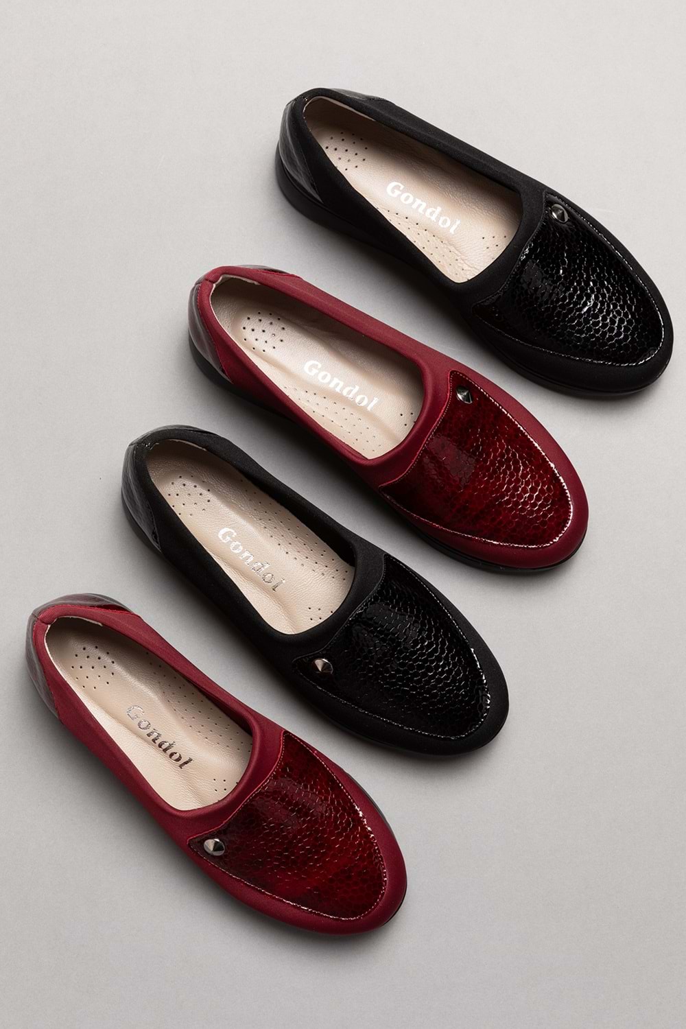 Gondol Hakiki Deri Yanları Strecli Günlük Ayakkabı vdt.195 - Siyah - 41