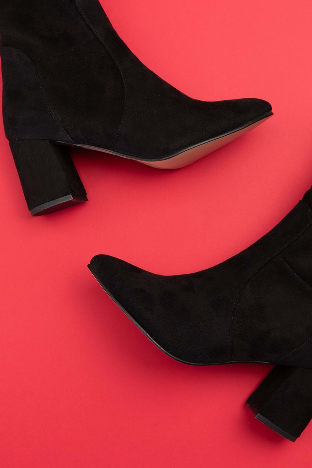 Gondol Kadın Diz Üstü Çorap Çizme anl.2535 - Siyah - 41