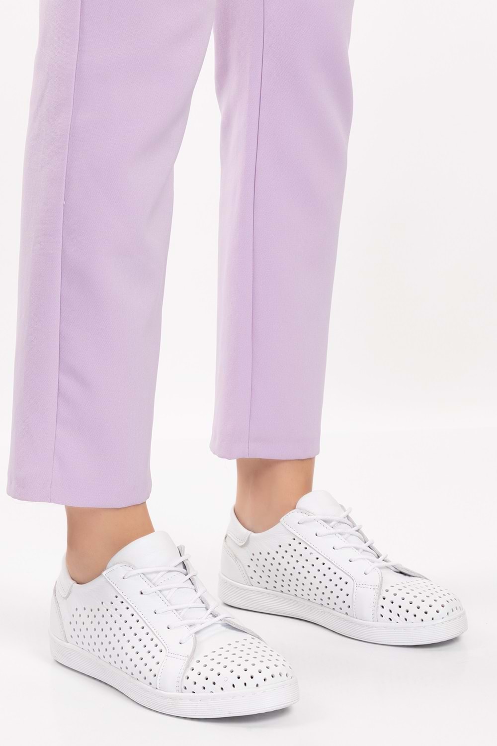 Gondol Kadın Hakiki Deri Günlük Rahat Ayakkabı gnd.108 - Beyaz - 40