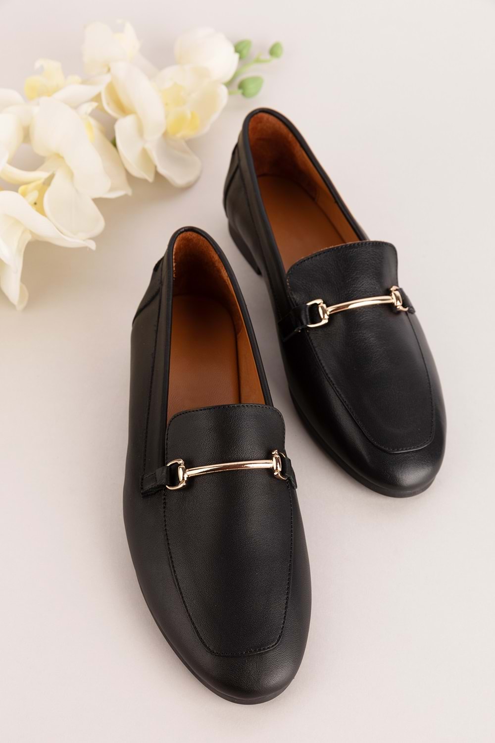 Gondol Hakiki Deri Kadın Babet tzr.23101 - Siyah - 36