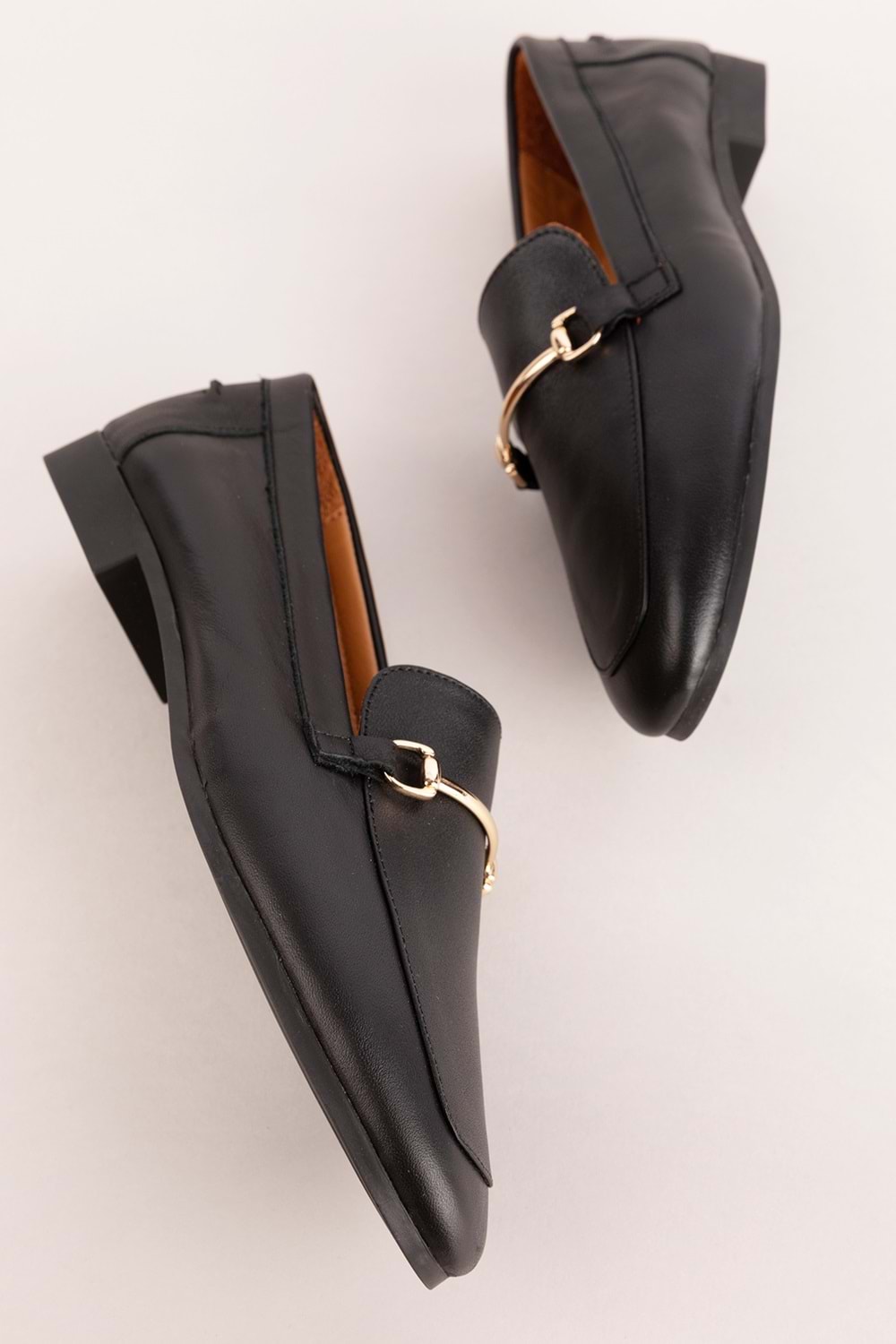 Gondol Hakiki Deri Kadın Babet tzr.23101 - Siyah - 36