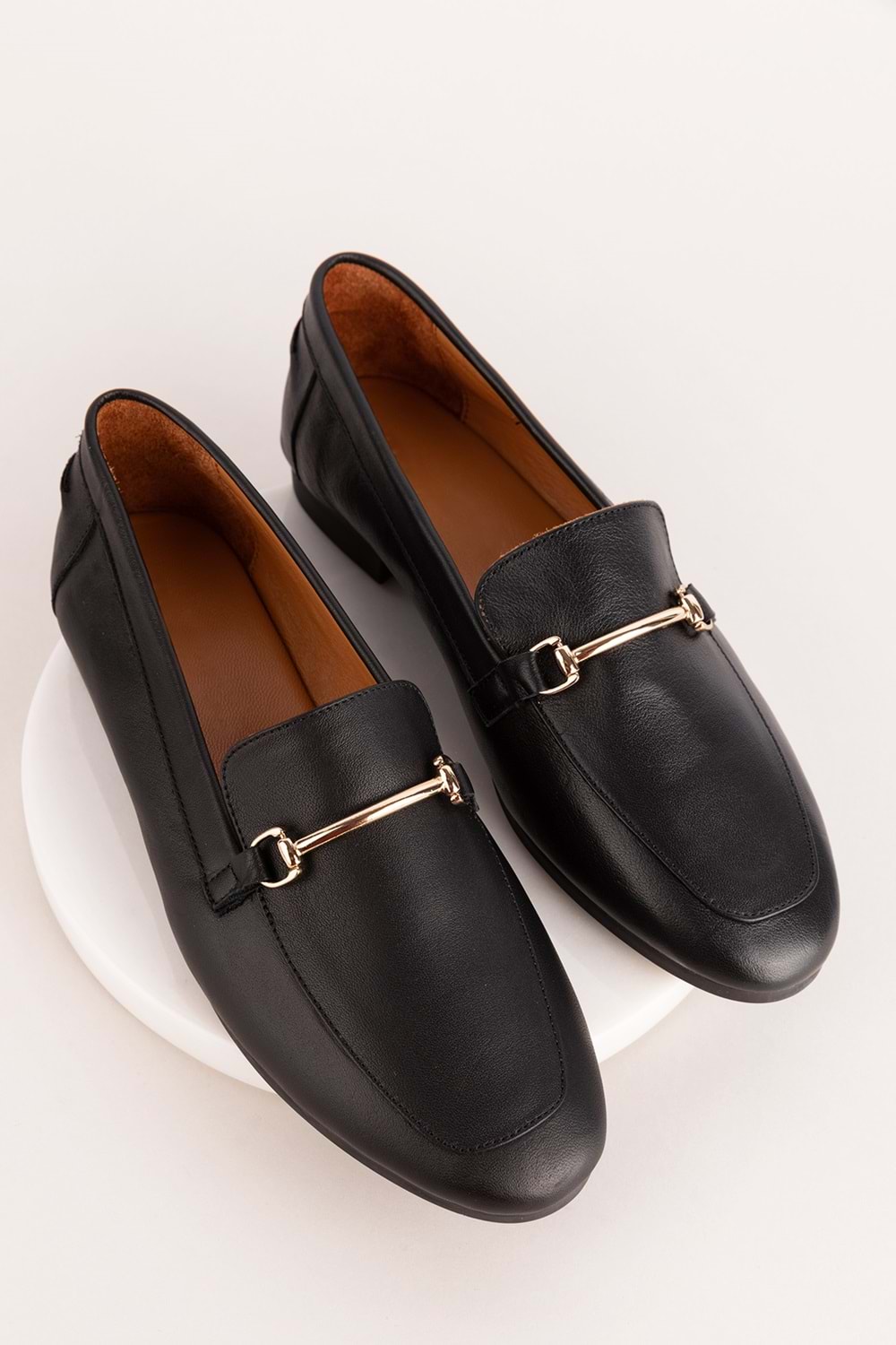 Gondol Hakiki Deri Kadın Babet tzr.23101 - Siyah - 36