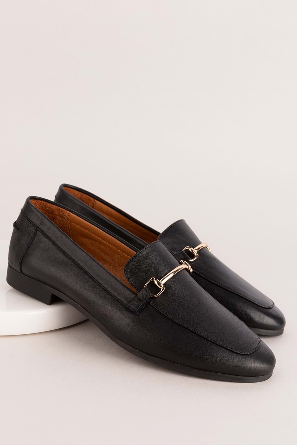 Gondol Hakiki Deri Kadın Babet tzr.23101 - Siyah - 36