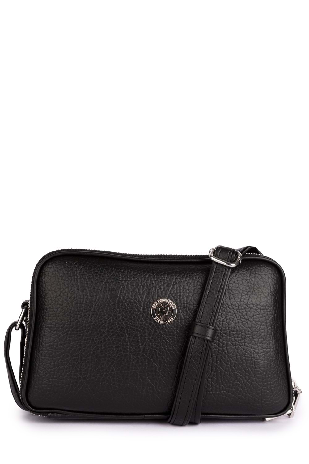 Gondol Kadın Günlük Çapraz Omuz Çantası gp.1327 - Siyah Flötr