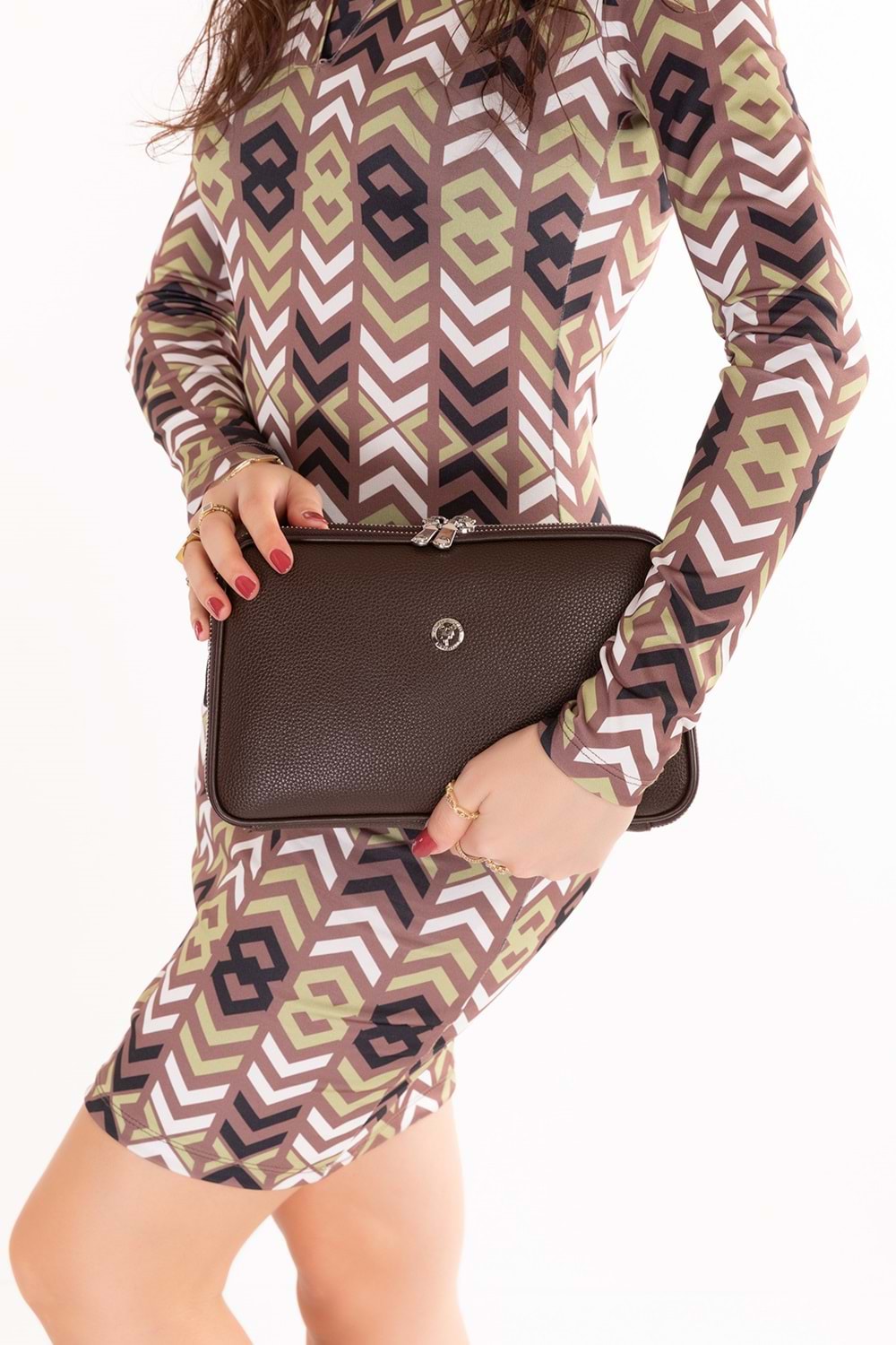 Gondol Kadın Günlük Çapraz Omuz Çantası gp.1327 - Kahverengi - TEK EBAT