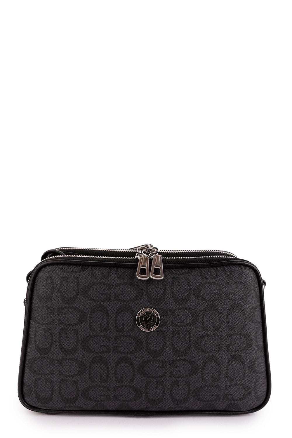 Gondol Kadın Günlük Çapraz Omuz Çantası gp.1327 - Gri Yazı