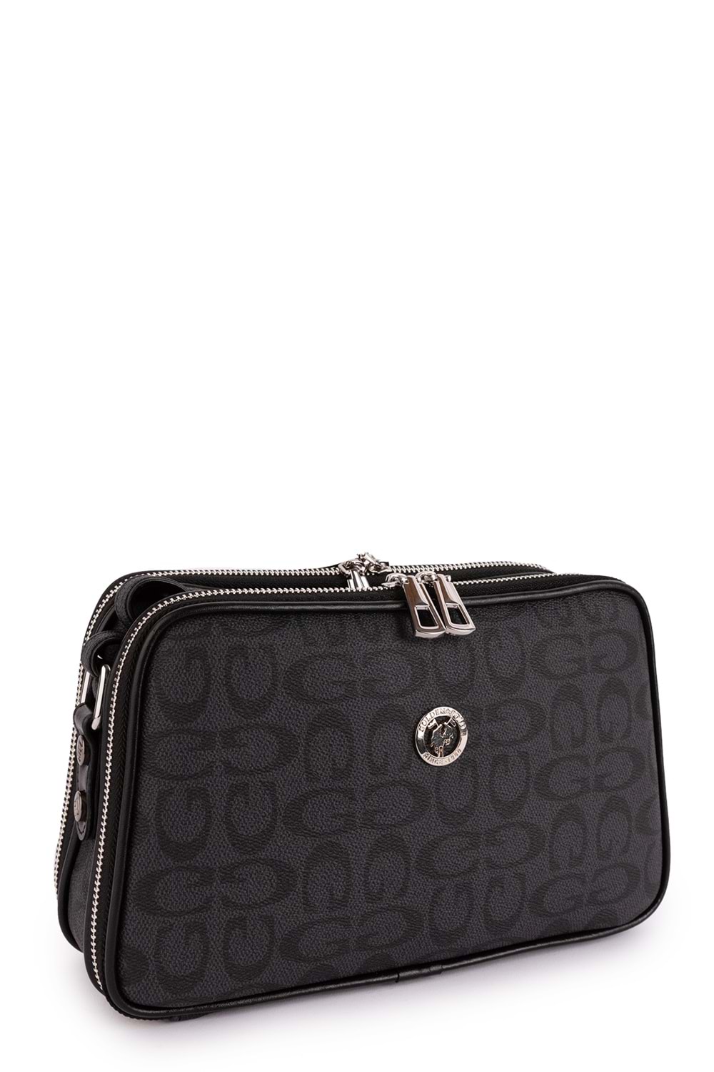 Gondol Kadın Günlük Çapraz Omuz Çantası gp.1327 - Gri Yazı