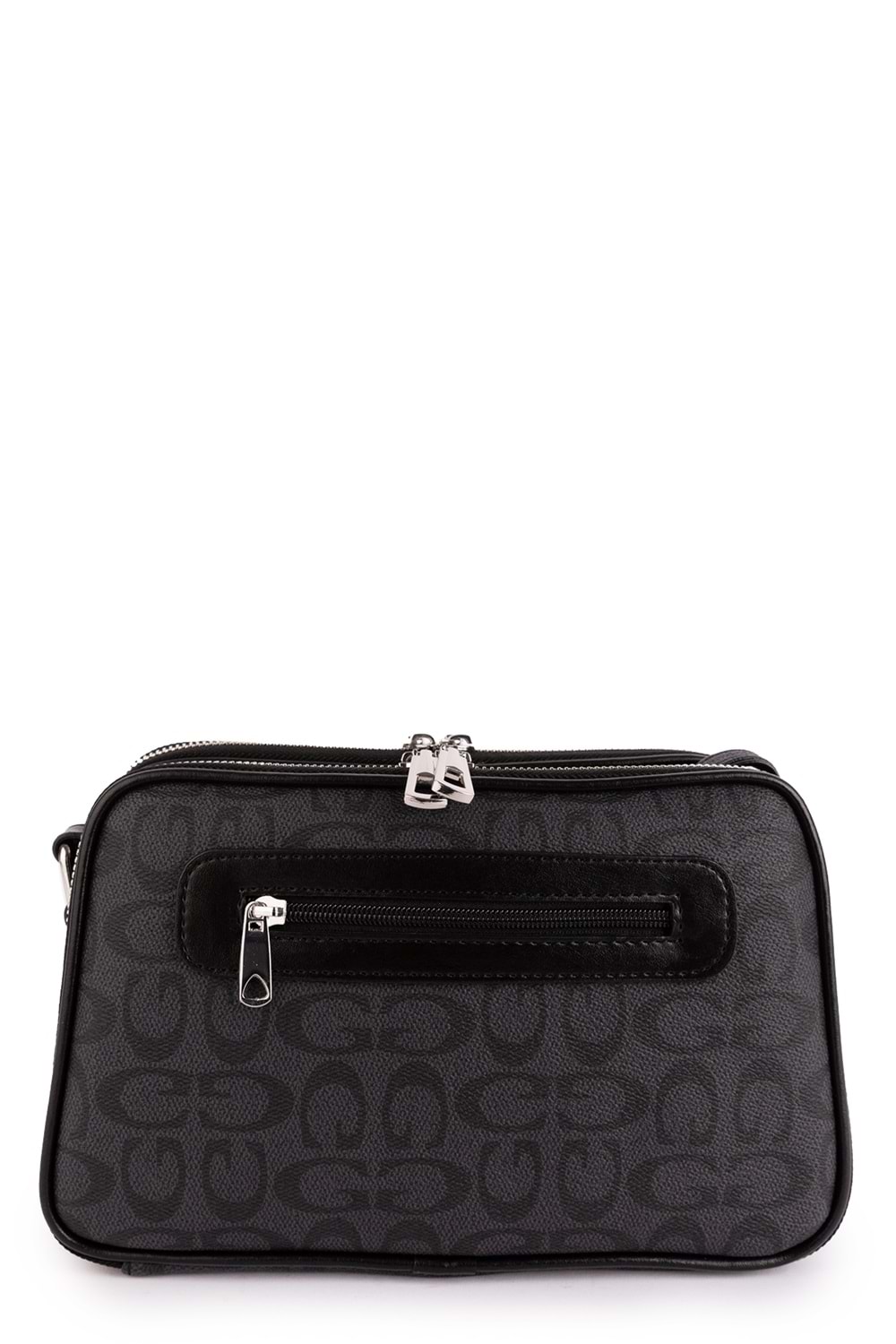 Gondol Kadın Günlük Çapraz Omuz Çantası gp.1327 - Gri Yazı