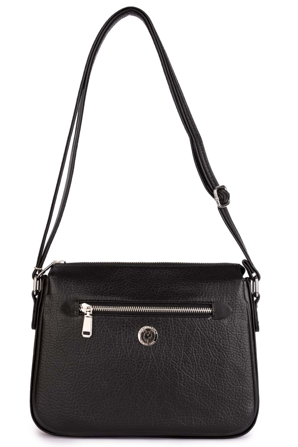 Gondol Kadın Günlük Çapraz Omuz Çantası gp.1420 - Siyah Flötr