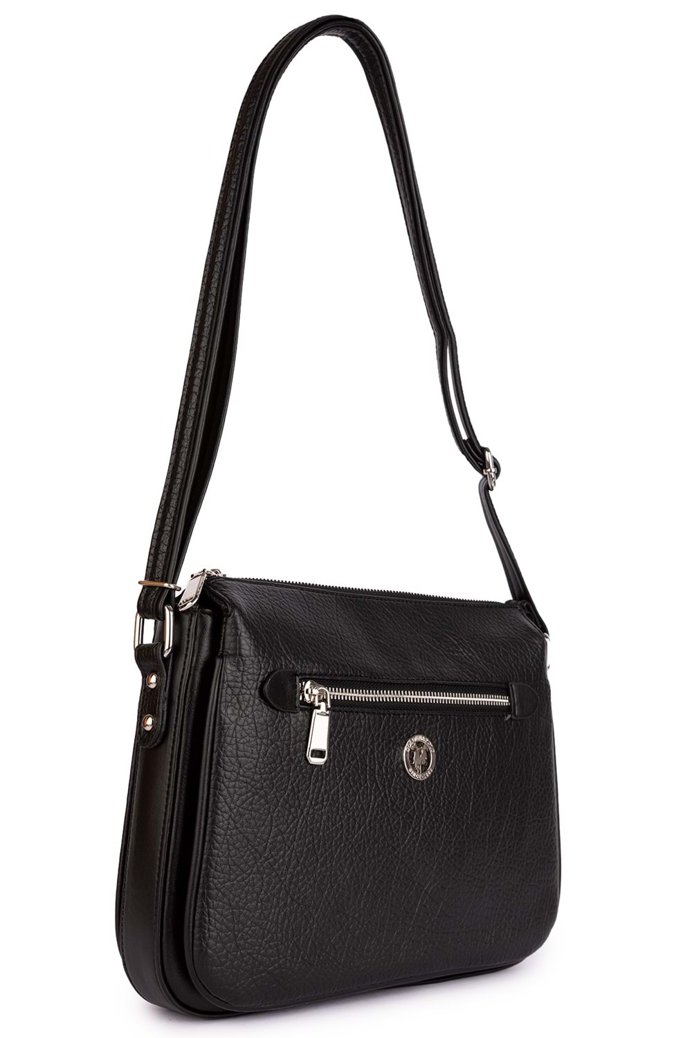 Gondol Kadın Günlük Çapraz Omuz Çantası gp.1420 - Siyah Flötr