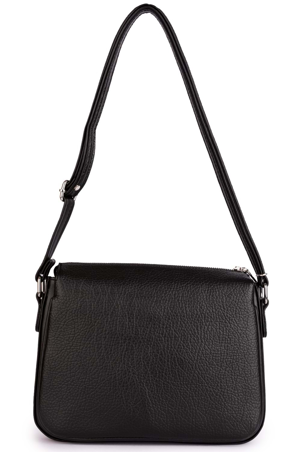 Gondol Kadın Günlük Çapraz Omuz Çantası gp.1420 - Siyah Flötr