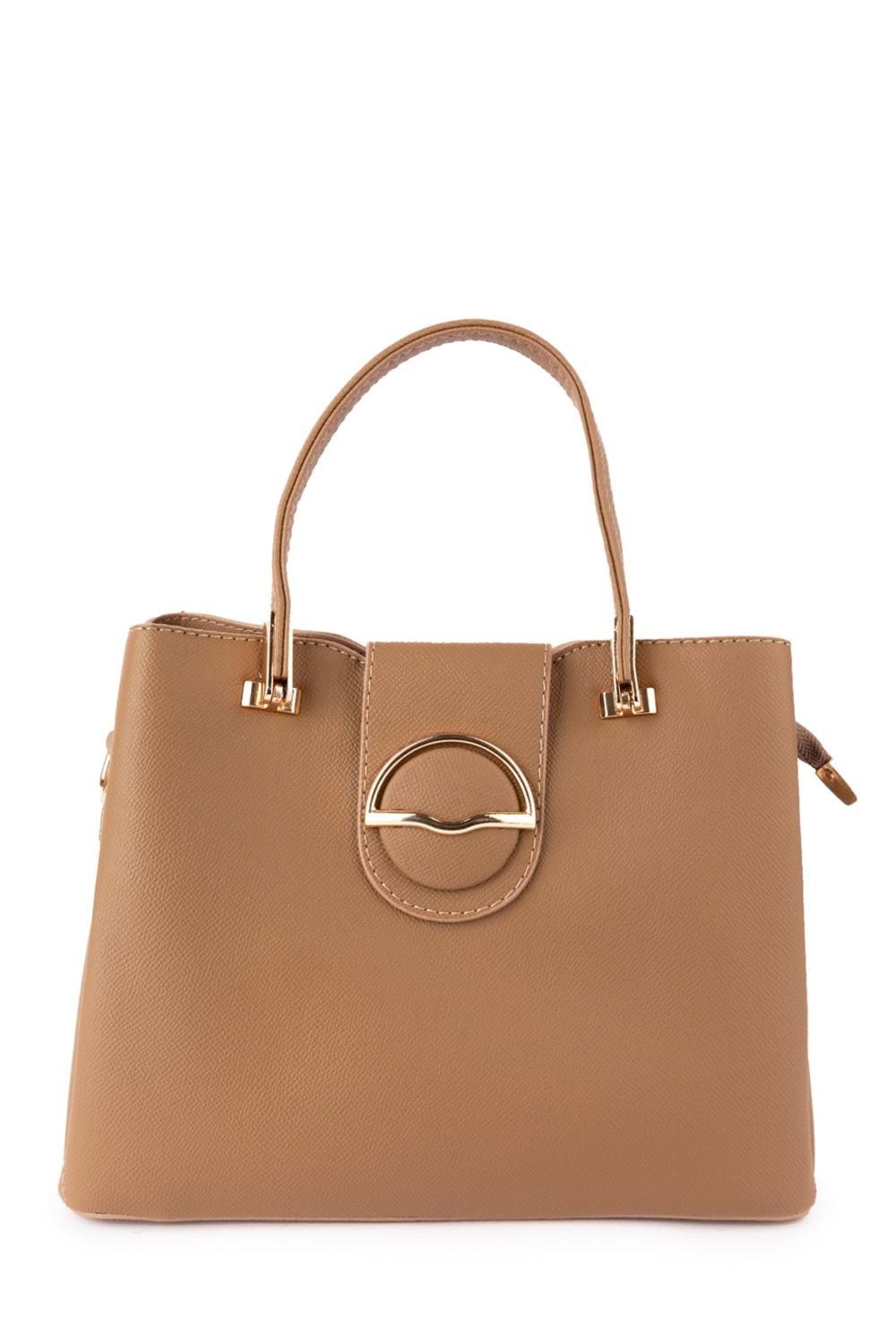 Gondol Kadın Şık Günlük El ve Omuz Çantası gp.1437 - Vizon