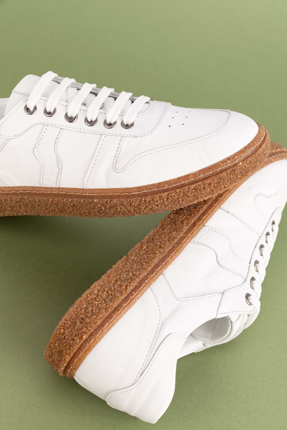 Gondol Içi Dışı Hakiki Deri Günlük Rahat Ayakkabı gnd.20604 - Beyaz - 43