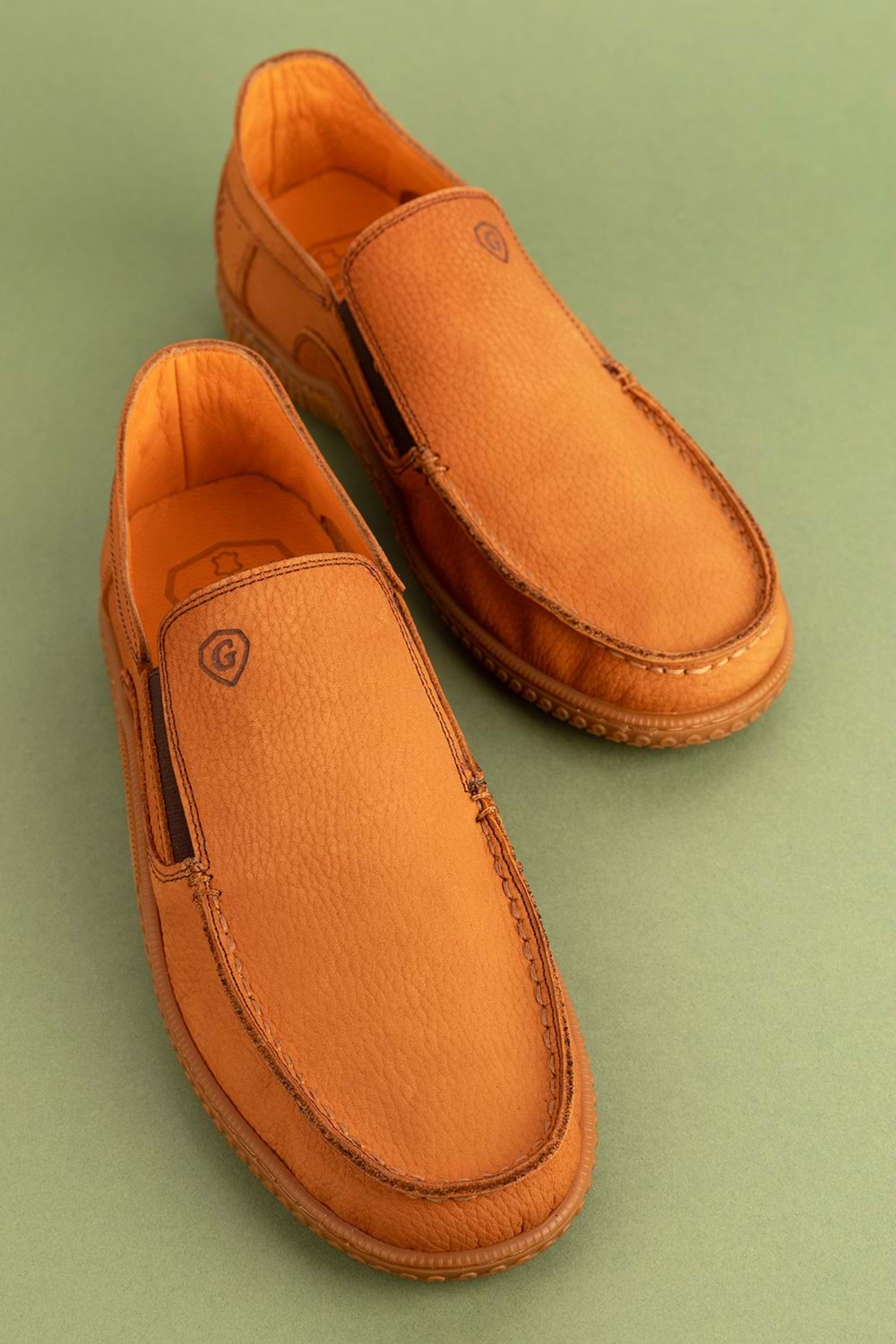 Gondol Içi Dışı Hakiki Deri Hafif Günlük Rahat Ayakkabı src.830 - Taba - 40