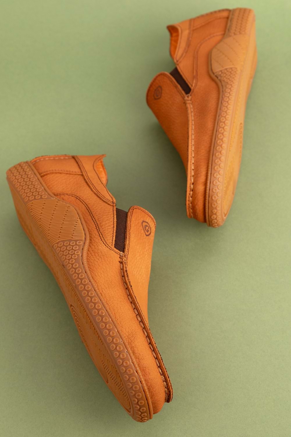 Gondol Içi Dışı Hakiki Deri Hafif Günlük Rahat Ayakkabı src.830 - Taba - 40