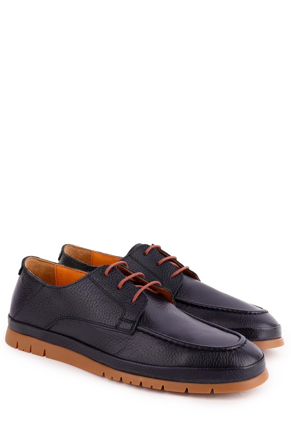 Gondol Içi Dışı Hakiki Deri Hafif Günlük Rahat Ayakkabı src.808 - Lacivert - 40