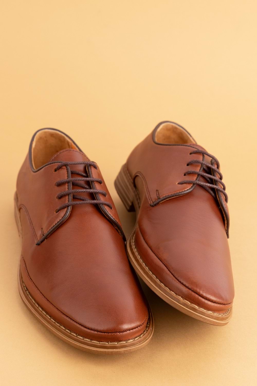 Gondol Içi Dışı Hakiki Deri Hafif Günlük Rahat Ayakkabı src.850 - Taba - 40