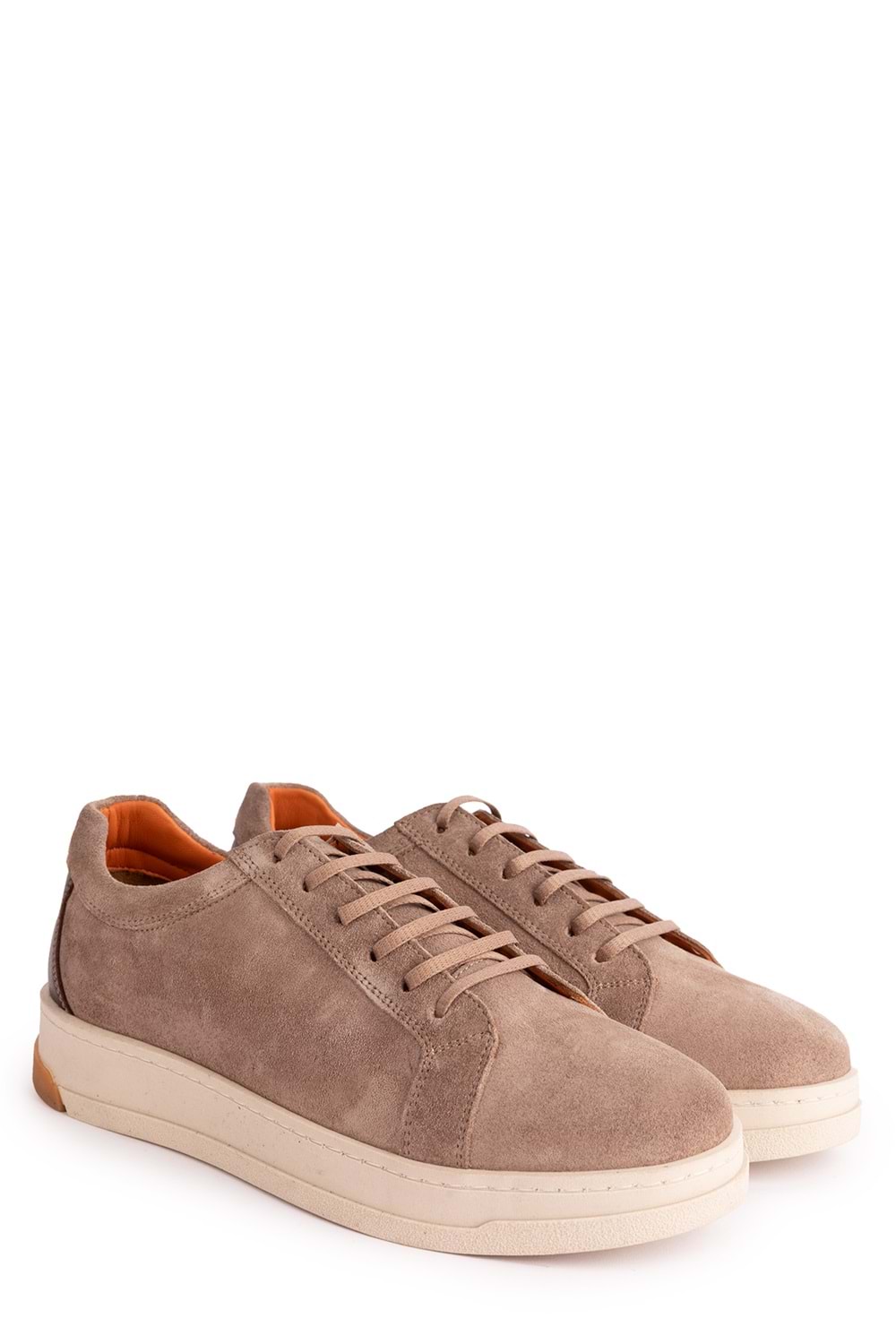 Gondol Içi Dışı Hakiki Deri Günlük Rahat Ayakkabı src.490 - Gri Süet - 43