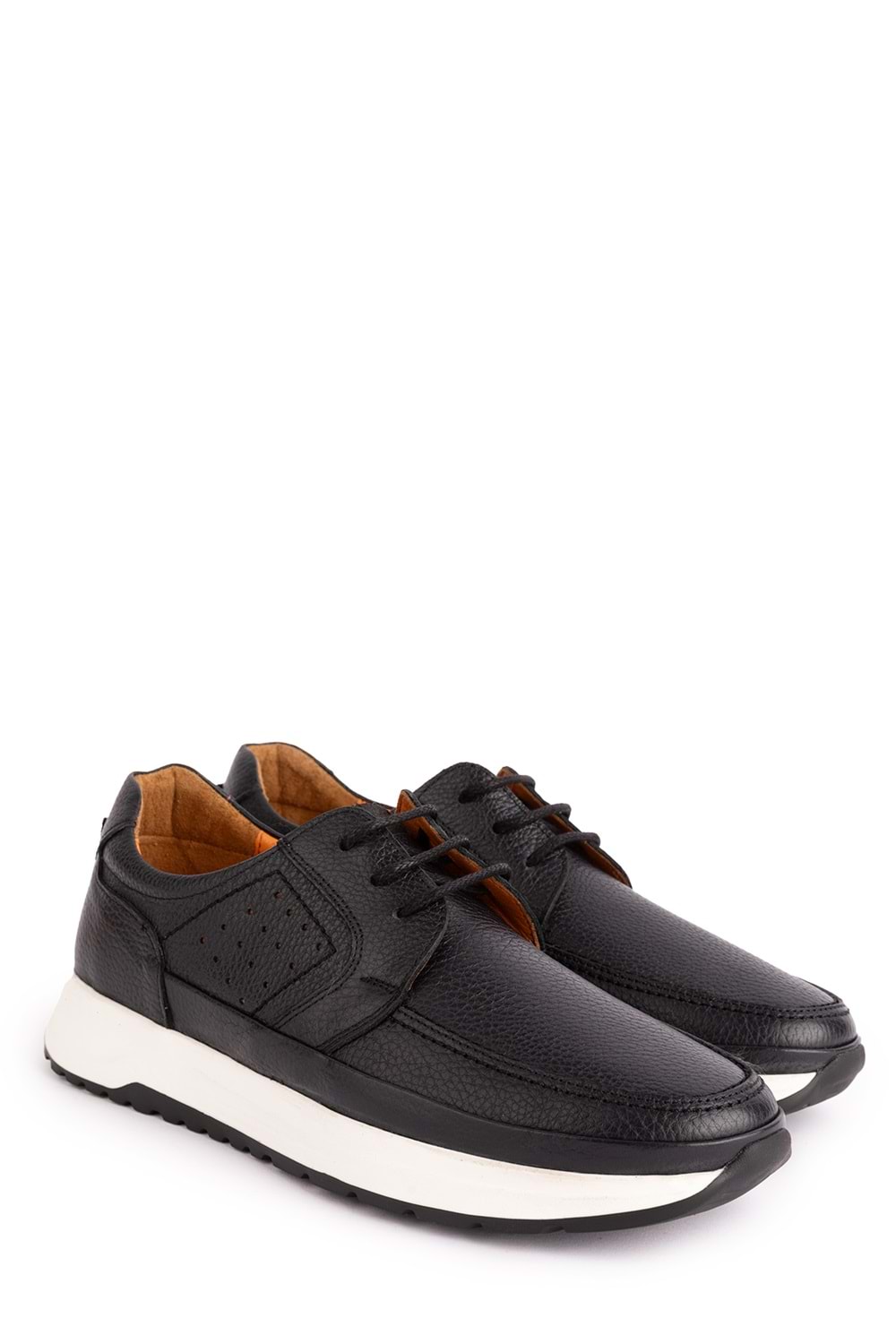 Gondol Içi Dışı Hakiki Deri Günlük Rahat Hafif Ayakkabı src.455 - Siyah - 40