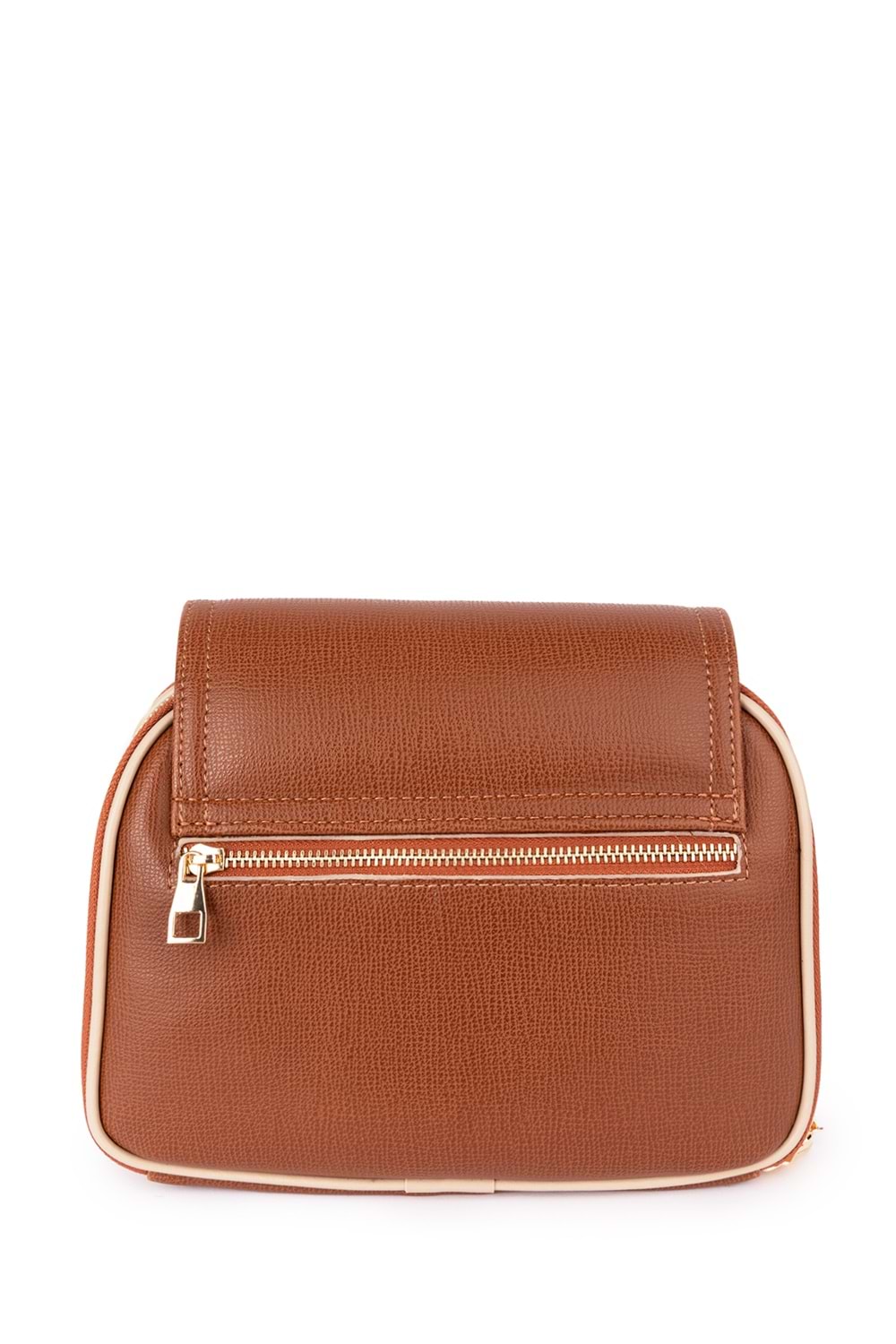 Gondol Kadın Çift Bölmeli Şık Günlük Çanta ald.1406 - Taba