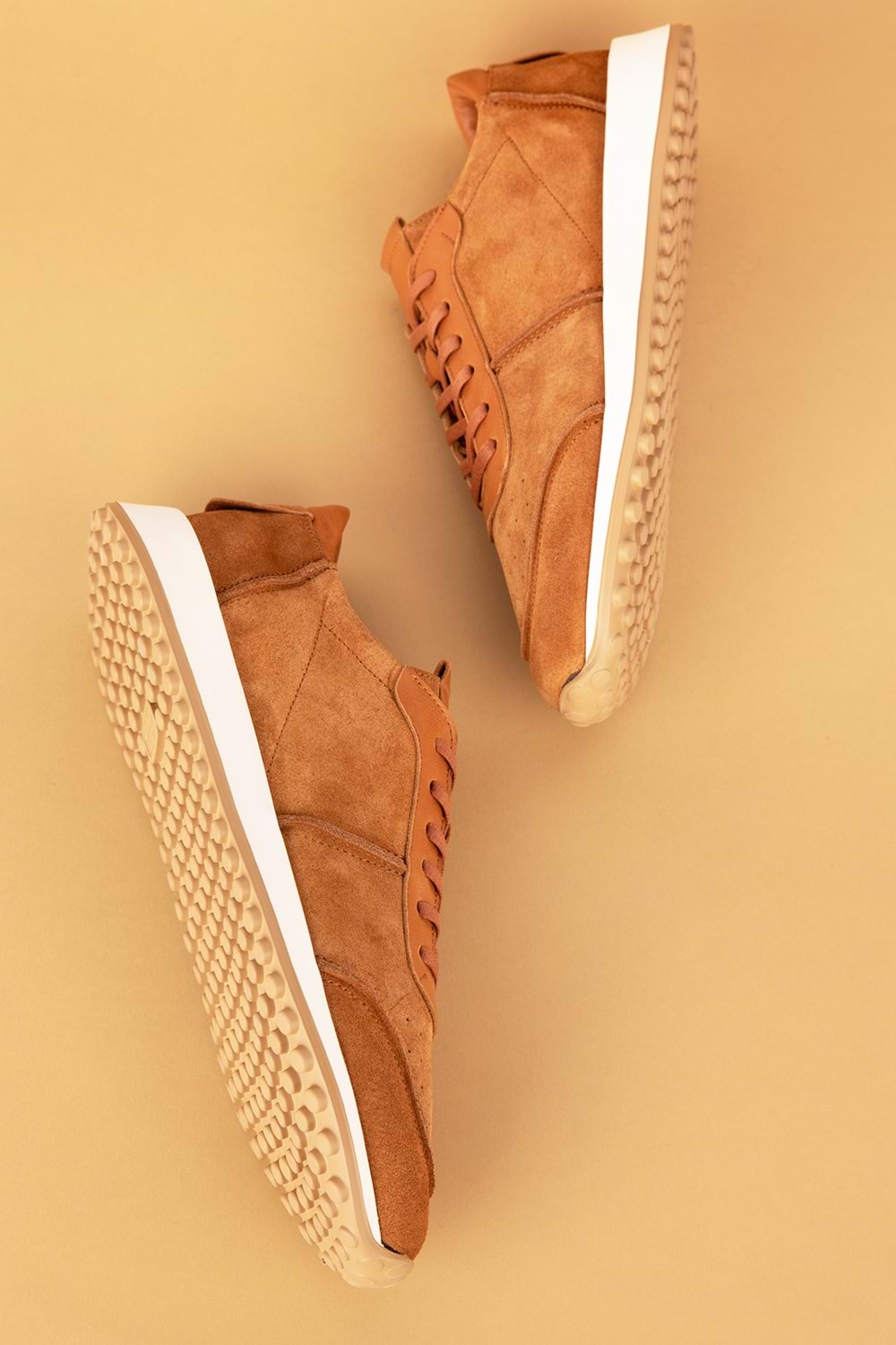 Gondol Erkek Içi Dışı Hakiki Süet Deri Günlük Rahat Ayakkabı tnl.8061 - Taba Süet - 41