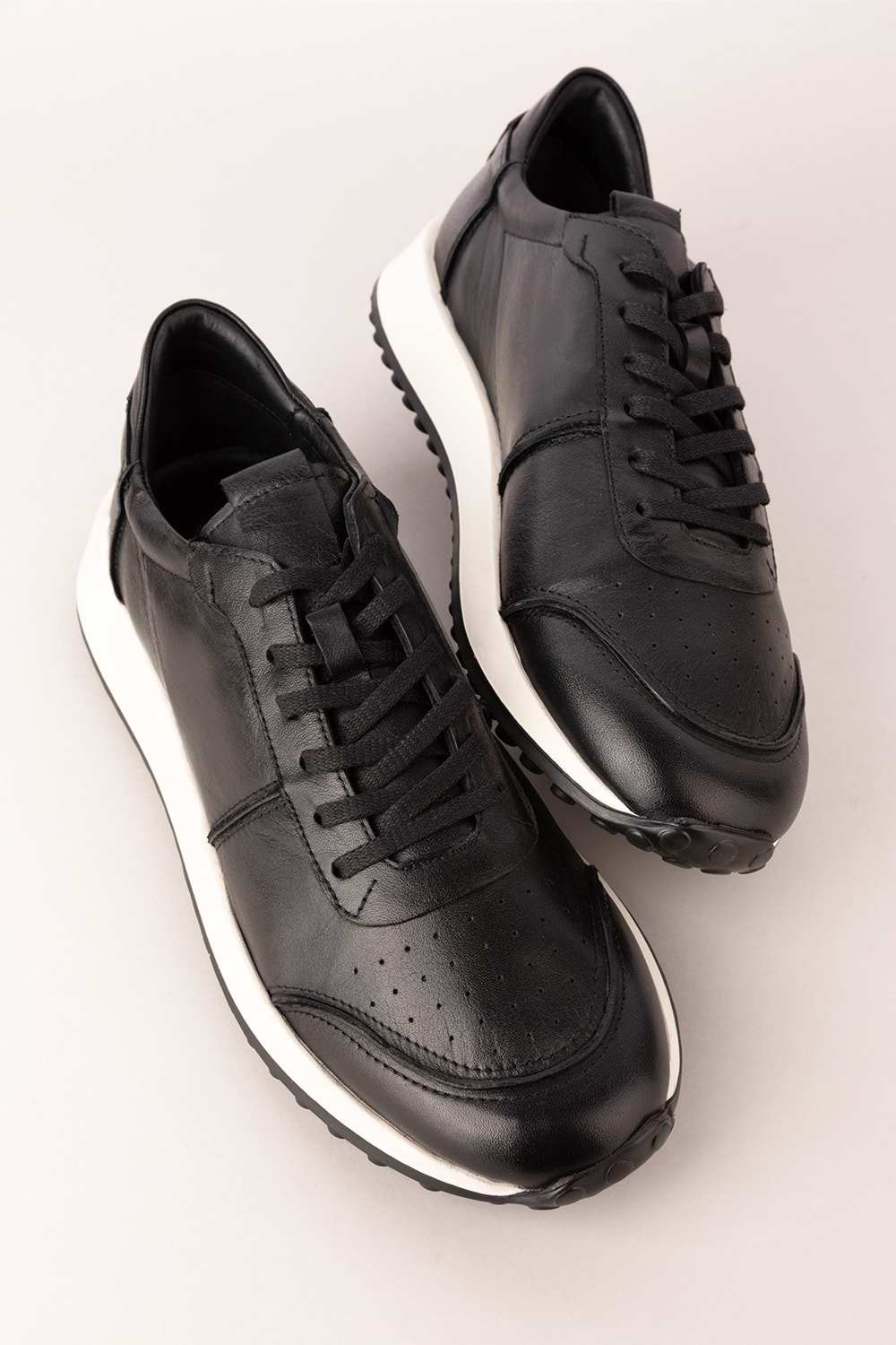 Gondol Erkek Içi Dışı Hakiki Süet Deri Günlük Rahat Ayakkabı tnl.8061 - Siyah - 44