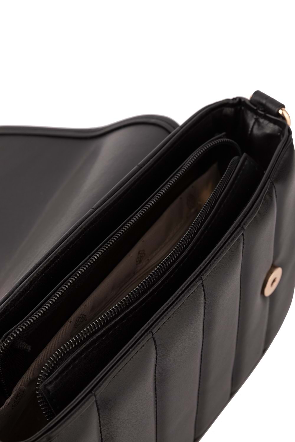 Gondol Kadın Günlük Küçük El ve Omuz Çantası ald.1448 - Siyah