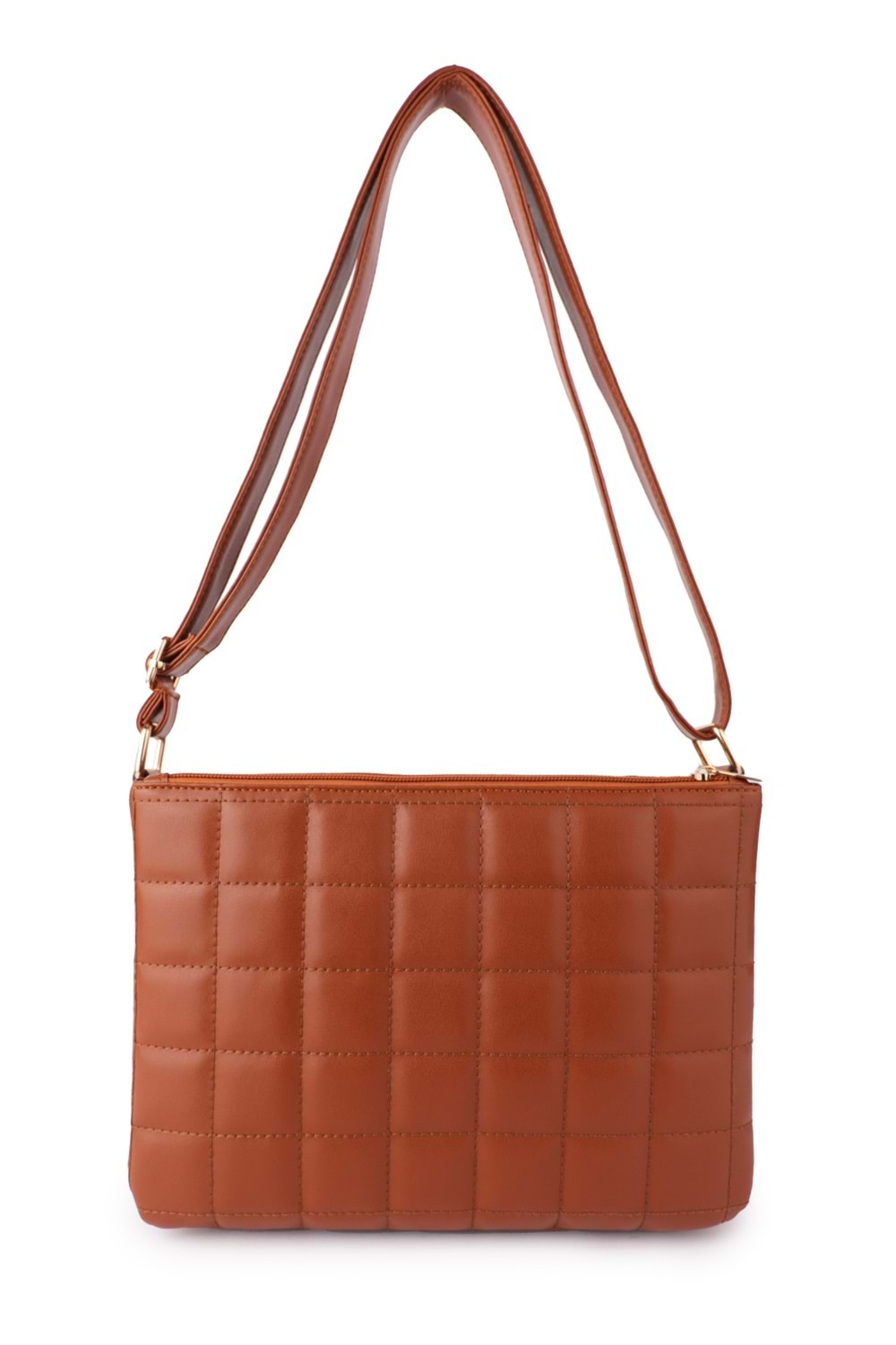 Gondol Kadın Kapitone Günlük Şık Çanta ald.4550 - Taba