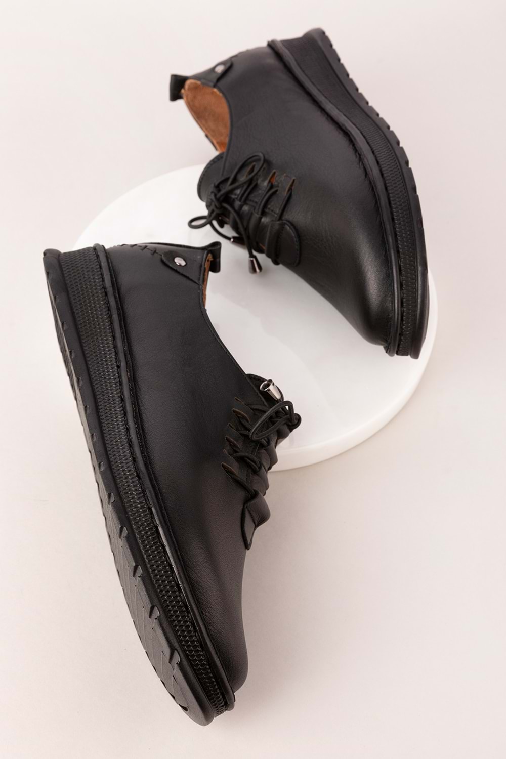 Gondol Hakiki Deri Hafif Taban Rahat Günlük Ayakkabı byz.530 - Siyah - 38