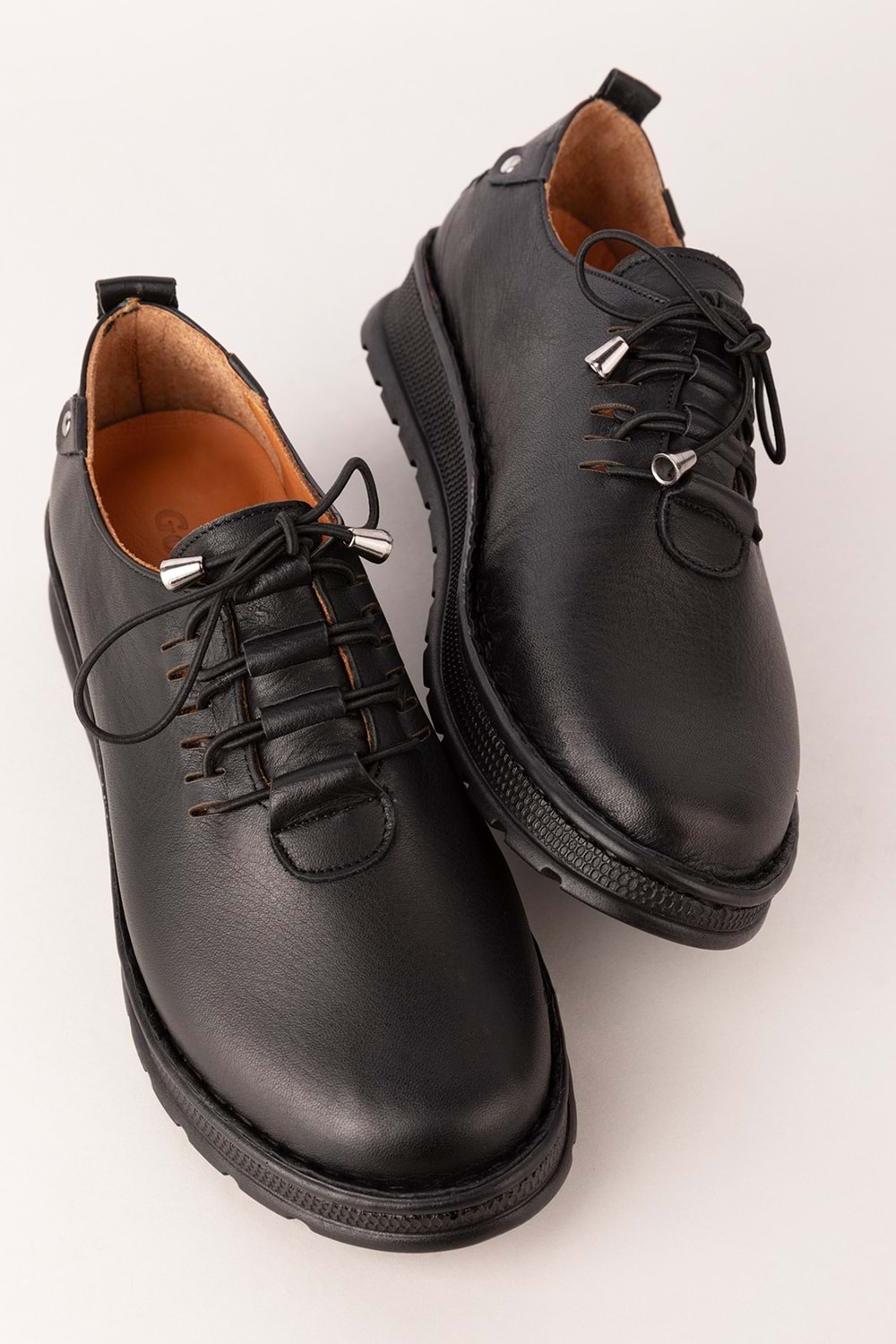 Gondol Hakiki Deri Hafif Taban Rahat Günlük Ayakkabı byz.530 - Siyah - 38