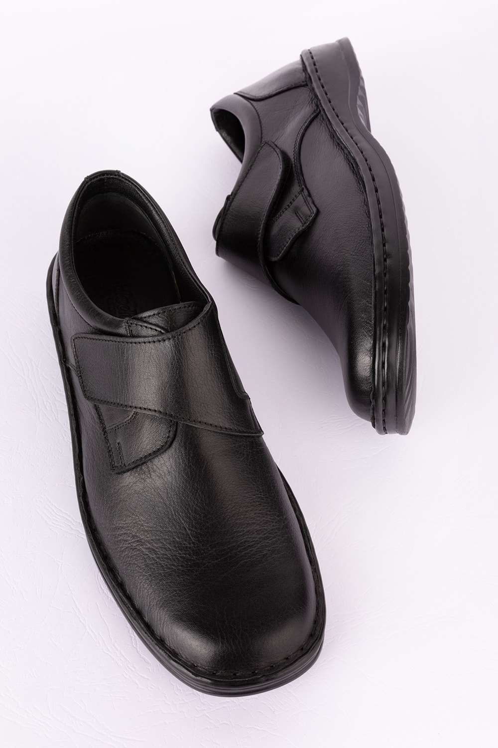 Gondol Erkek Hakiki Deri Günlük Klasik Ayakkabı kml.2029 - Siyah - 42