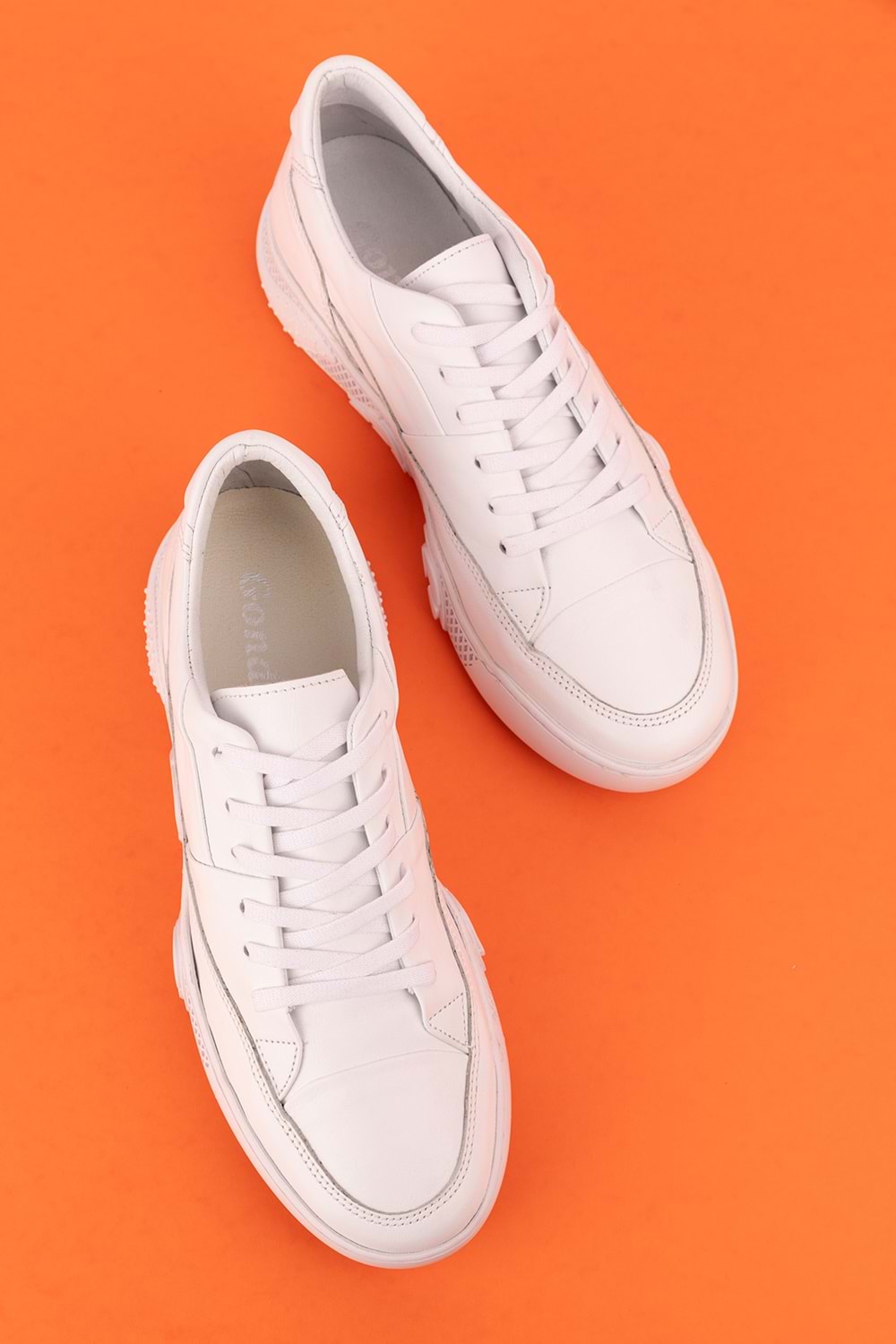 Gondol Erkek Içi Dışı Hakiki Deri Günlük Rahat Ayakkabı tnl.2522 - Beyaz - 40