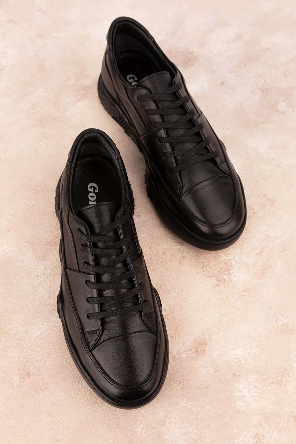 Gondol Erkek Içi Dışı Hakiki Deri Günlük Rahat Ayakkabı tnl.2522 - Siyah - 41